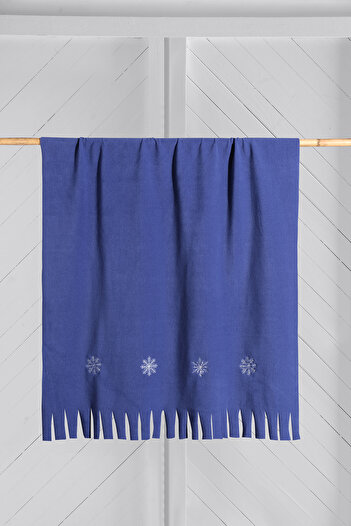 MEYN COLLECTİON KAR TANELİ YILBAŞI HEDİYELİK ÇOK AMAÇLI POLAR ŞAL