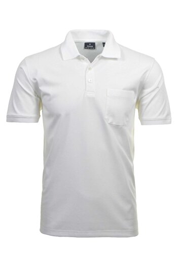 Ragman Herren Poloshirt - Oberteil, Softknit-Polo, Baumwollmischung, Brusttasche, Knopfleiste, kurz,