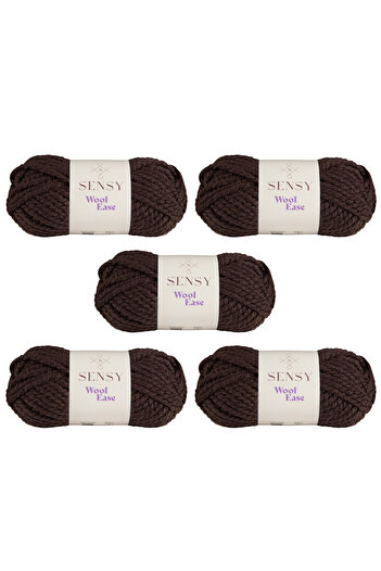 SENSY Wool Ease 5 штук ручної пряжі для в'язання шапок, капелюхів, палантинів, кардиганів та інших виробів