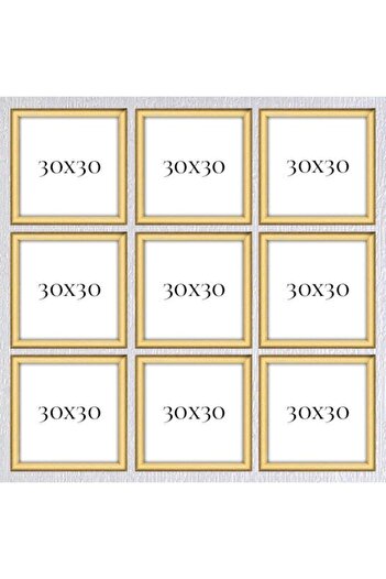AS TİCARET Nine 30x30 Frame (No Poster) - Bos1025