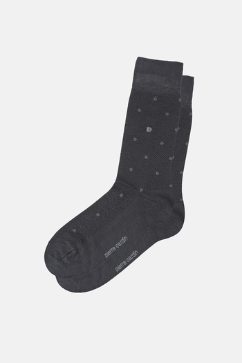 Pierre Cardin Bamboo Single Anthracite Men's Long Socks Doula PC-451