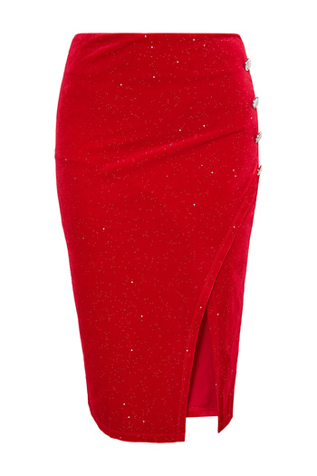 Faina Velvet skirt with glitter nascita