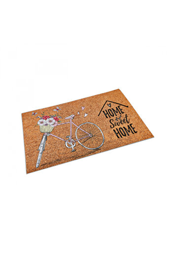 Kaşmir Halı Sare By Cashmere Carpet Bicycle Decorative Door Mat 45x75 cm
