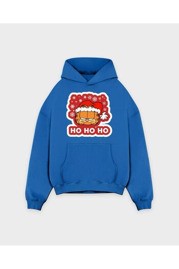 MAD COLLECTİON Φούτερ με κουκούλα Garfield Printed Unisex - Κανονική εφαρμογή, μακρυμάνικο, βαμβακερό μεγάλου μεγέθους