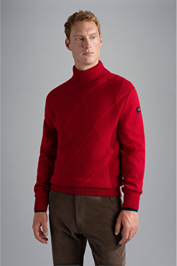 PAUL&SHARK MEN'S WOOLLEN TURTLENECK