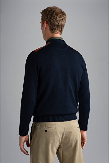 PAUL&SHARK MEN'S KNITTED ROUNDNECK C.W. WOOL