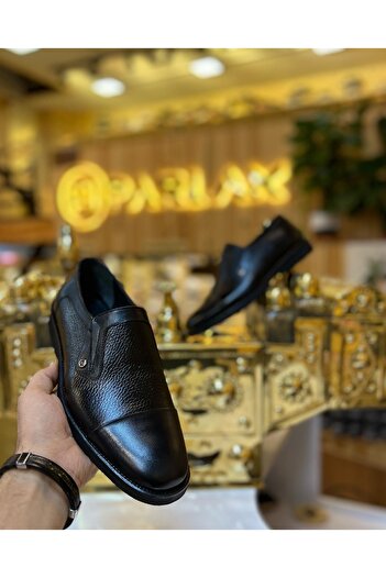 Parlak Günlük Rahat Taban Hakiki Deri Klasik Ayakkabı