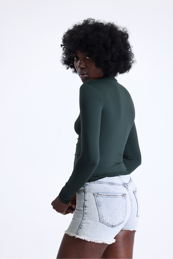 HMY Turtleneck Long Sleeve Blouse