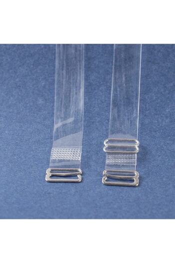 MOR SALKIM HOME Metal Transparent Bra Strap 2 Pieces