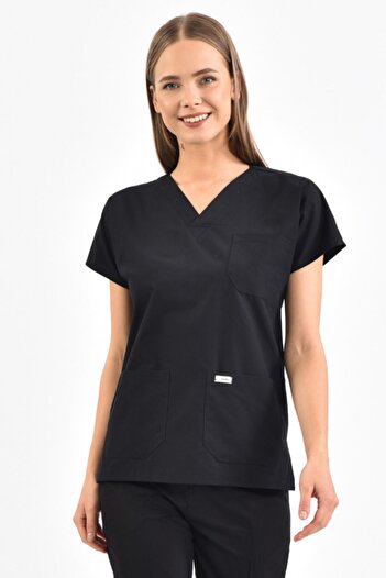 Owlet Medikal Black Jersey Top