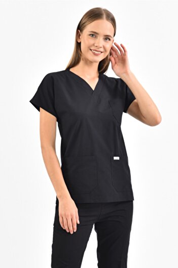 Owlet Medikal Black Jersey Top