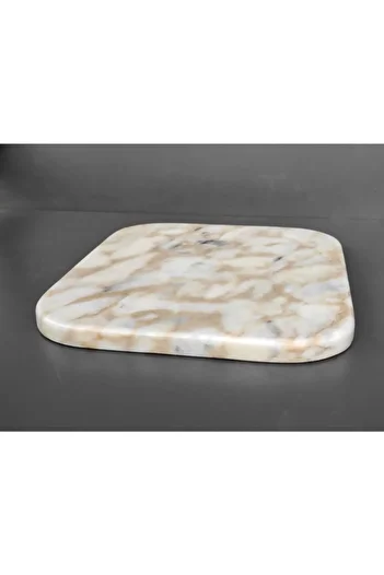 Polen Stone Honey Colored Marble Bread and Vegetable Stone - Etc.Chopping