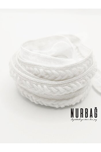 NURBAĞ DOKUMA Sneakers Braided Tie 90 Cm 1 Pair Bs75