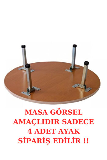 ARON (4 PCS) Metal Folding Legs Floor Table And Sink Stand 21cm Height