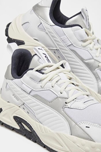Puma RS-Trck Metallic Beyaz Erkek Spor Ayakkabı
