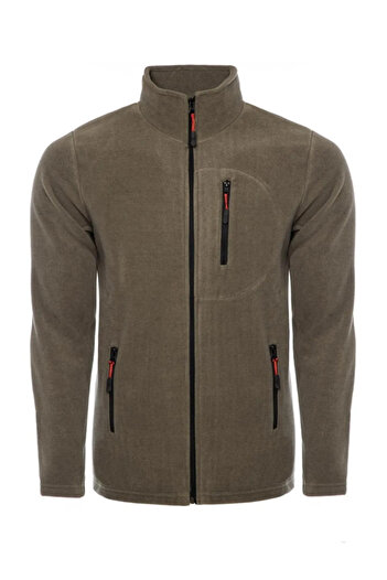 pandy Unisex Fleece Full Zipper 3 Pocket Outdoor Fleece Jacket