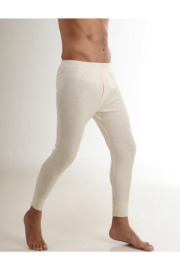 Hasyün 101 Men's Long Wool Johns - 75% Wool