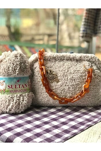 Sultan Kuzucuk Açık Bej 704 Anakuzusu Çanta Battaniye İpi 100Gr