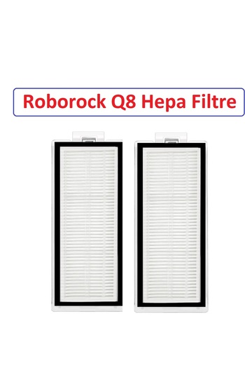LİN GRUP Roborock Q8 Max Plus - Συμβατό φίλτρο Hepa Box 2 τεμαχίων