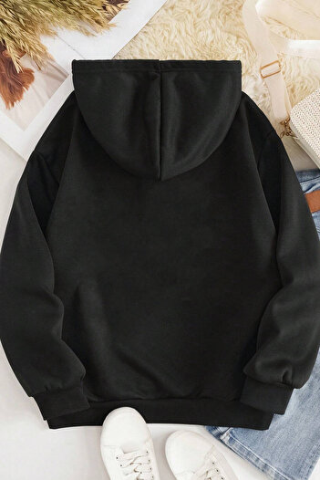 uyguntarz Zippered Hooded Unisex Sweatshirt