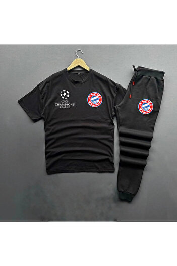 Pisa Art BAYERN MUNICH CHAMPIONS LEAGUE T-SHIRT AND SLIM FIT ESEFMON SIX COMBINATION