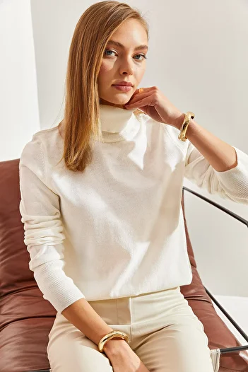 Bianco Lucci Rollkragenpullover für Damen