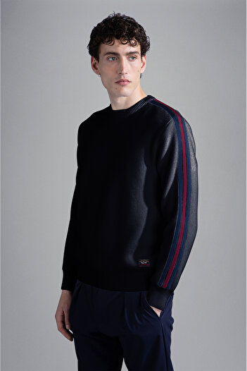 PAUL&SHARK Men's Knitted Roundneck C.W.Wool Sweater