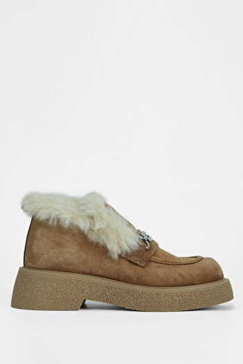 Tamer Tanca Γυναικείες μπότες casual από γνήσιο δέρμα 33 61011 Bn Boots Sk23/24