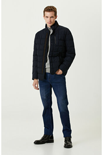 Network Gray Melange Half Turtleneck Sweater