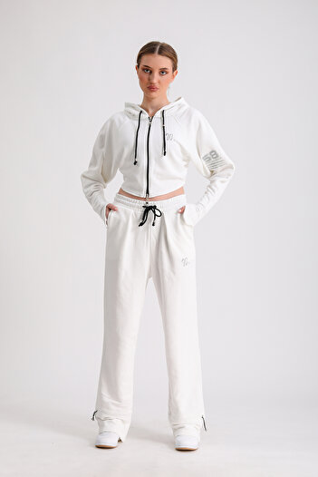 WESTBRAND Embroidered Hooded Crop Set