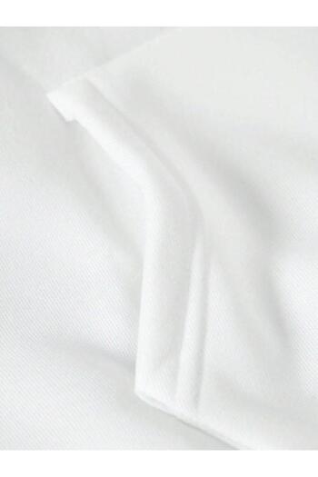 Touz Moda Γοτθικό γκράφιτι Oversize Unisex φούτερ με λευκή κουκούλα