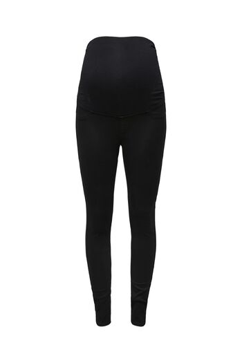 ONLY MATERNITY Röhrenjeans OLMRAIN LIFE REG SKINNY JEGGING SCHWARZ DN