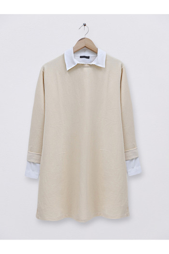 Modamorfo Crew Neck Slit Loose Sweat