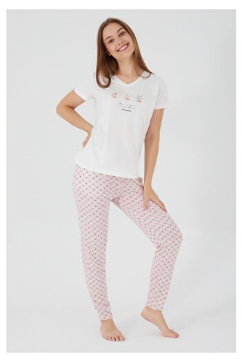 Pierre Cardin Set de pijamale cu mânecă scurtă pentru femei V28