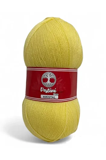 destini Crystal Fiber String 1 Piece 100 Gr 475 Meter Skewer 3-3,5 Crochet 3.5 No