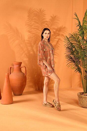 ELAF Sunset Short Kimono Pareo - Ma Lumière Collection