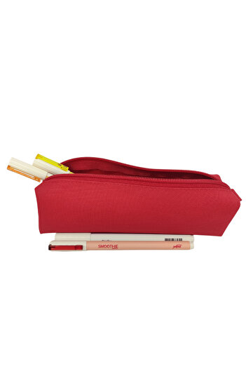 FİYPER Red Medium Pencil Case Pen Holder