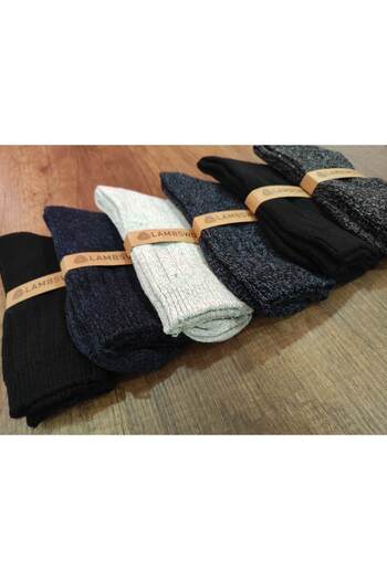 Leement socks 6 чифта зимни дебели вълнени чорапи Качествена овнешка вълна