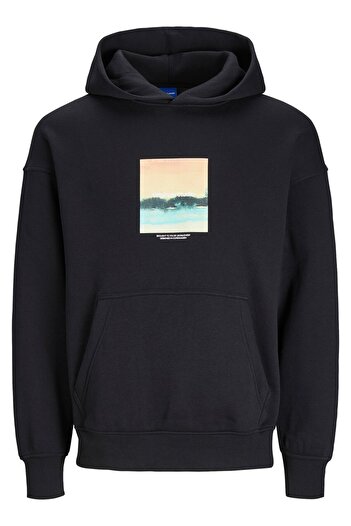 Jack & Jones JORVESTERBRO AQUA Men's Hooded Sweatshirt 12254308