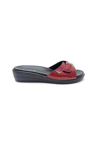 Ceyo 9863-4 Claret Red Women's Slippers