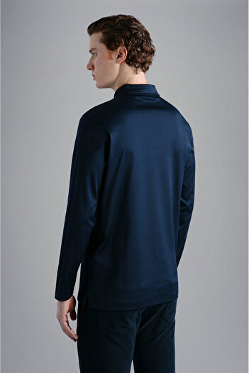 PAUL&SHARK MEN'S KNITTED POLOSHIRT C.W. COTTON