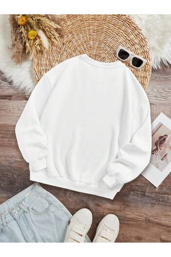 NEROMODA Düz Baskısız Çocuk Kalın Sweatshirt