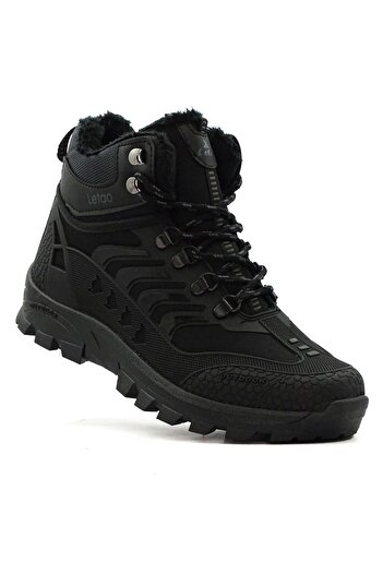 LETAO Men's Waterproof Furry Shoes Boots