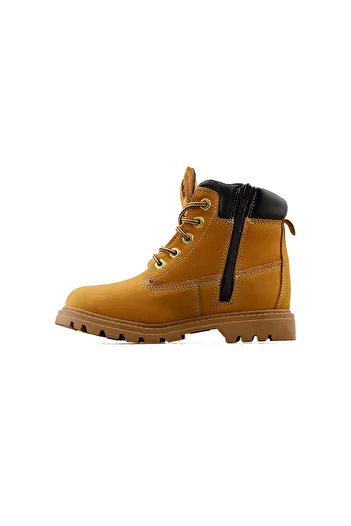 Caterpillar CAT Bruiser 2.0 Παιδικές καθημερινές μπότες 015F101087-HONEY-NUBUK Καφέ