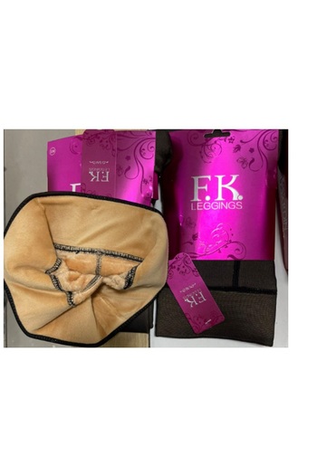 F.K Thin Sock Look Thermal Plush Pantyhose