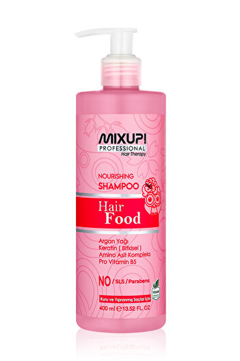 Mixup Hair Food 400 Ml - Drying and Vitaling Hair Shampoo