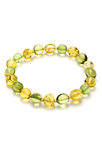 Amber by Mazukna Light Green Flexible Fishing Line - Free Cut, Drop Amber Bracelet, Junior and Adult Certified