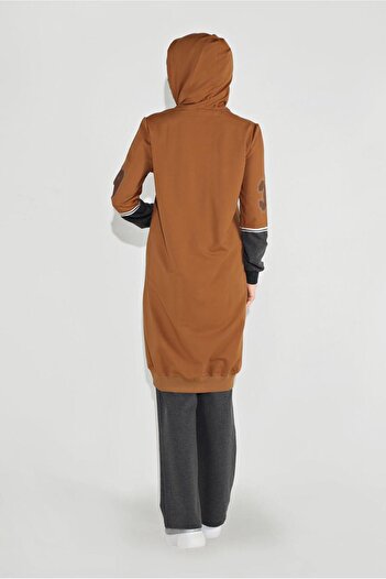 TRENDTESETTÜR Kolları Baskılı Bağcıklı Eşofman Takım 15104