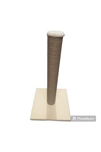 Glipet Scratching Board Square Base - Jute Rope - Cream 45 Cm
