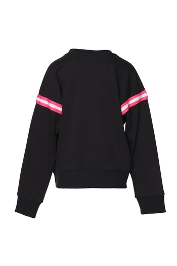 hummel Pansy Girl's Black Crew Neck Sweatshirt